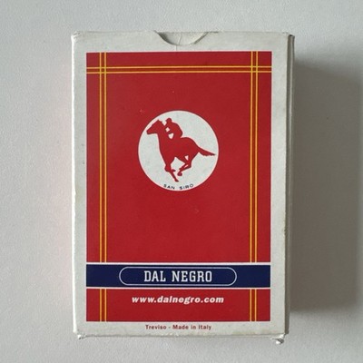 Dal Negro San Siro Spielkarten Deck Poker Treviso Italien Neuwertig