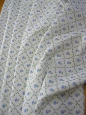 LAURA ASHLEY Vintage 1983 "Kate" Country Furnishing Cotton Fabric, 2,40m x 120cm