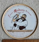 Vintage FAMOUS MADER'S RESTAURANT Milwaukee, Wis. Metal Beer Tray Bar Sign