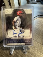 2019 Leaf Ultimate Rookie Signature Ivan Johnson Silver - Cincinnati Reds Auto