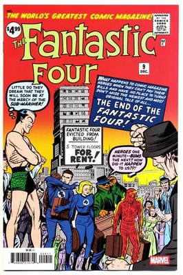 FANTASTIC FOUR #9 NM, Facsimile Edition, Stan Lee, Jack Kirby Marvel Comics 2025