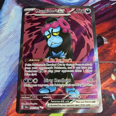 Munkidori ex 083/064 Ultra Rare Shrouded Fable Pokemon NM | eBay