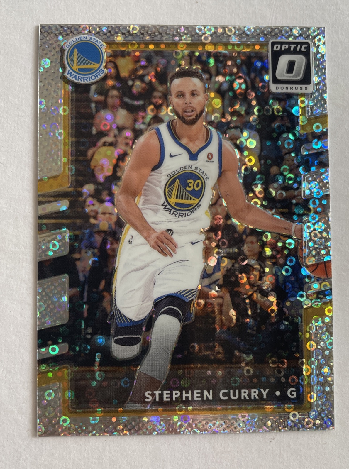 2017-18 Panini Donruss Optic Halo Fast Break Prizm #46 Stephen Curry