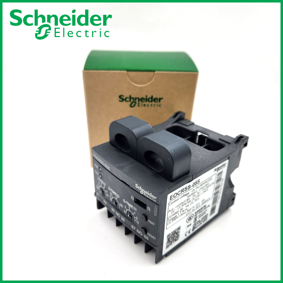 New Schneider Over-Current Relay Motor Protector 220VAC 0.5..6A EOCR SS-05S
