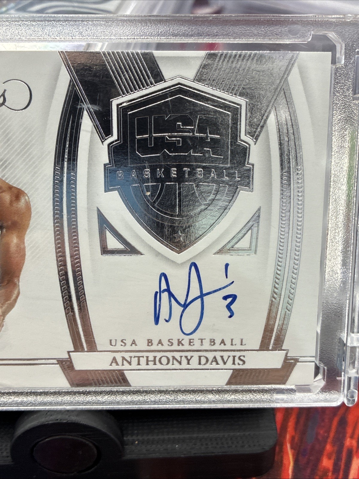ANTHONY DAVIS 2021-22 PANINI FLAWLESS #USA-ADL USA BASKETBALL AUTO 20/25 view 3