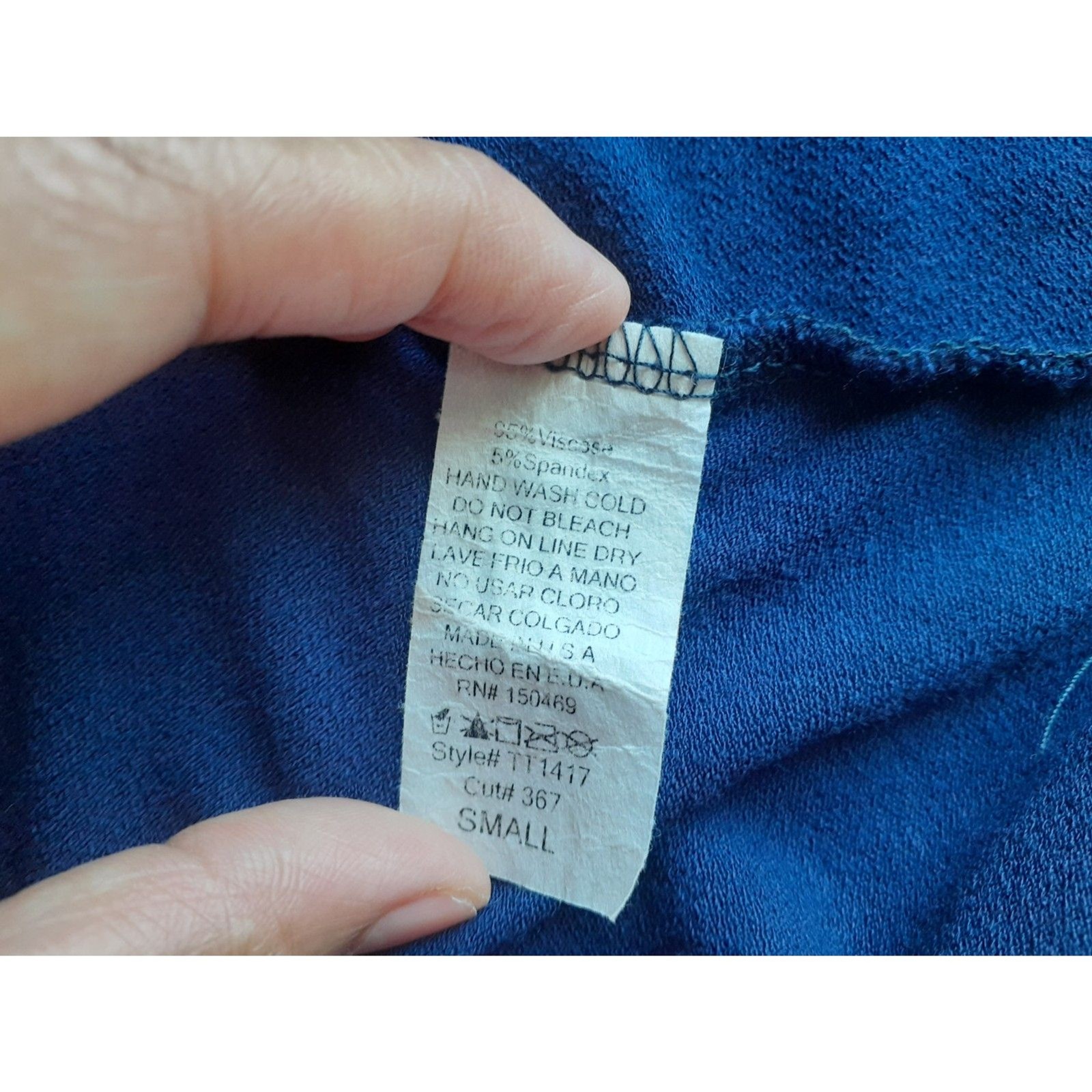 Raw Edge Patchwork Multicolor Elastic Cuff LongSl… - image 8