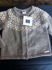 Janie And Jack Sweater 6 To 12 Mo Gray New