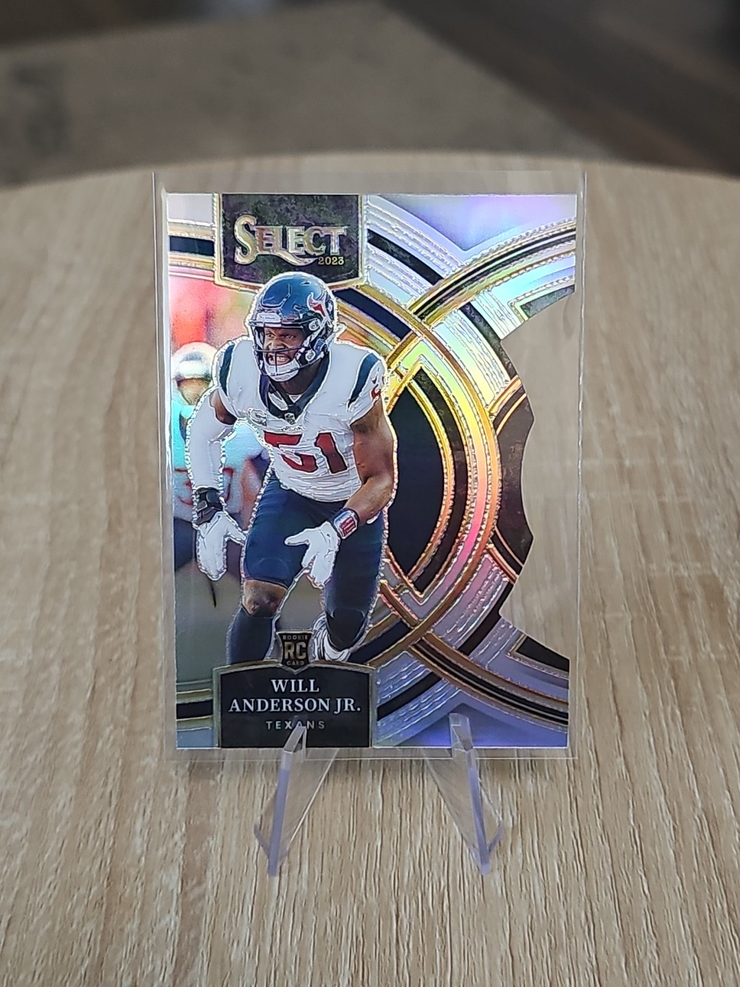 2023 Select Will Anderson Jr. Silver Prizm Die Cut RC Premier #125