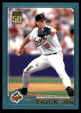Scott Erickson 2001 Topps #567 Orioles MLB READ FREE SHIPPING AutographDen