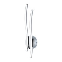 Weiß Chrom Moderne Wandleuchte Leuchter 2 X 470Lm 2X5W/Led 9X11,5X45 [Cm]