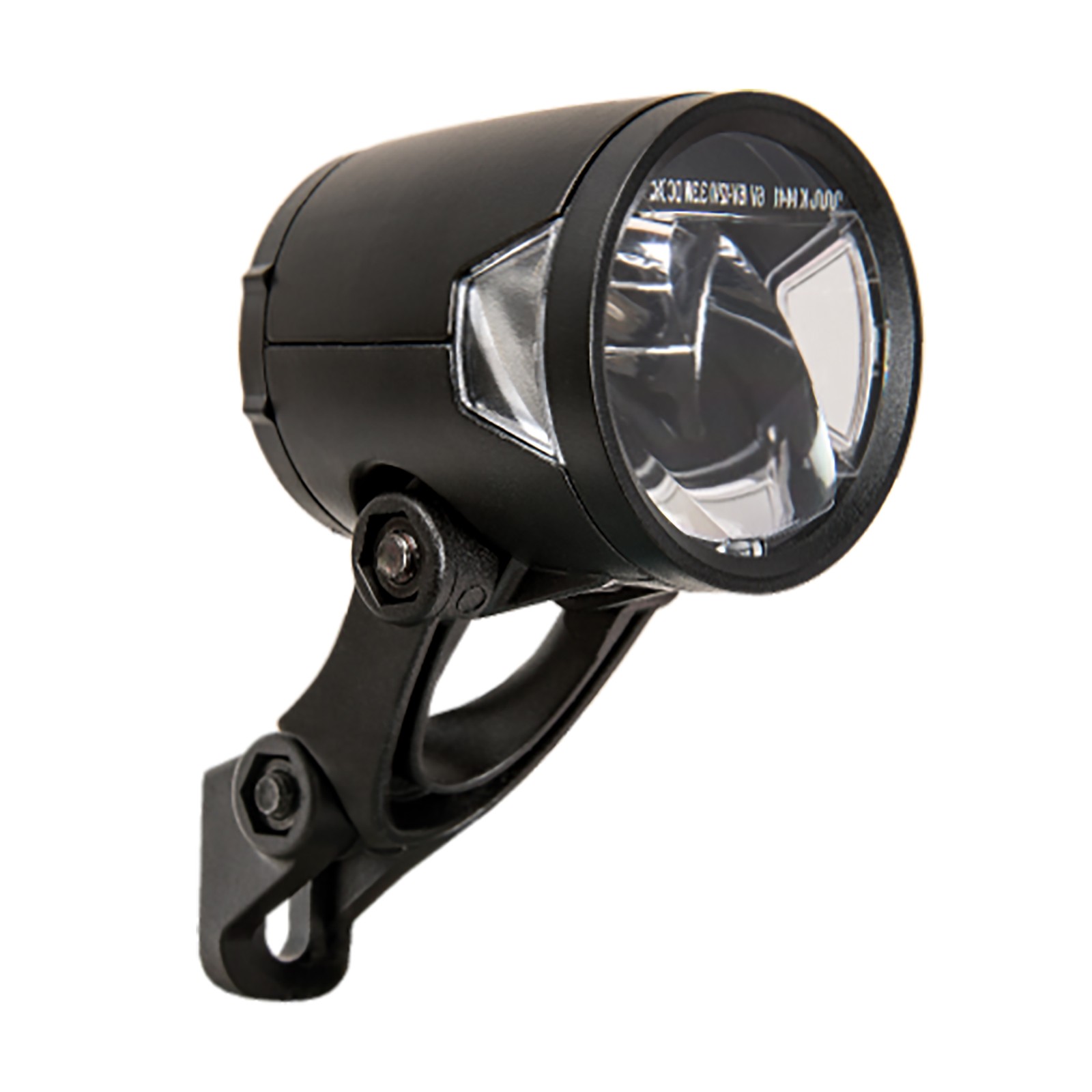 Herrmans H-Black MR8 E-Bike LED Headlight - 180 Lumens, Reflectors, Fork Mount