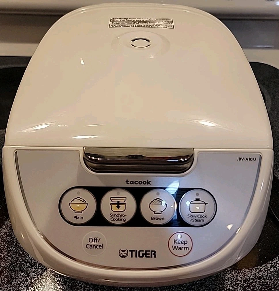 Tiger JBV-A10U 5.5 Cup Multi-Functional Rice Cooker Warmer Tested Working