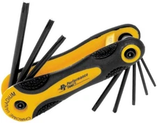 Performance Tool W80284 Star Folding Hex Key Set
