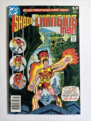 Shade The Changing Man #1 F+ DC Comics 1977 Ditko 