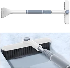 Car Windshield Snow Brush and Ice Scraper, Detachable Extendable Vehicle Snow Re