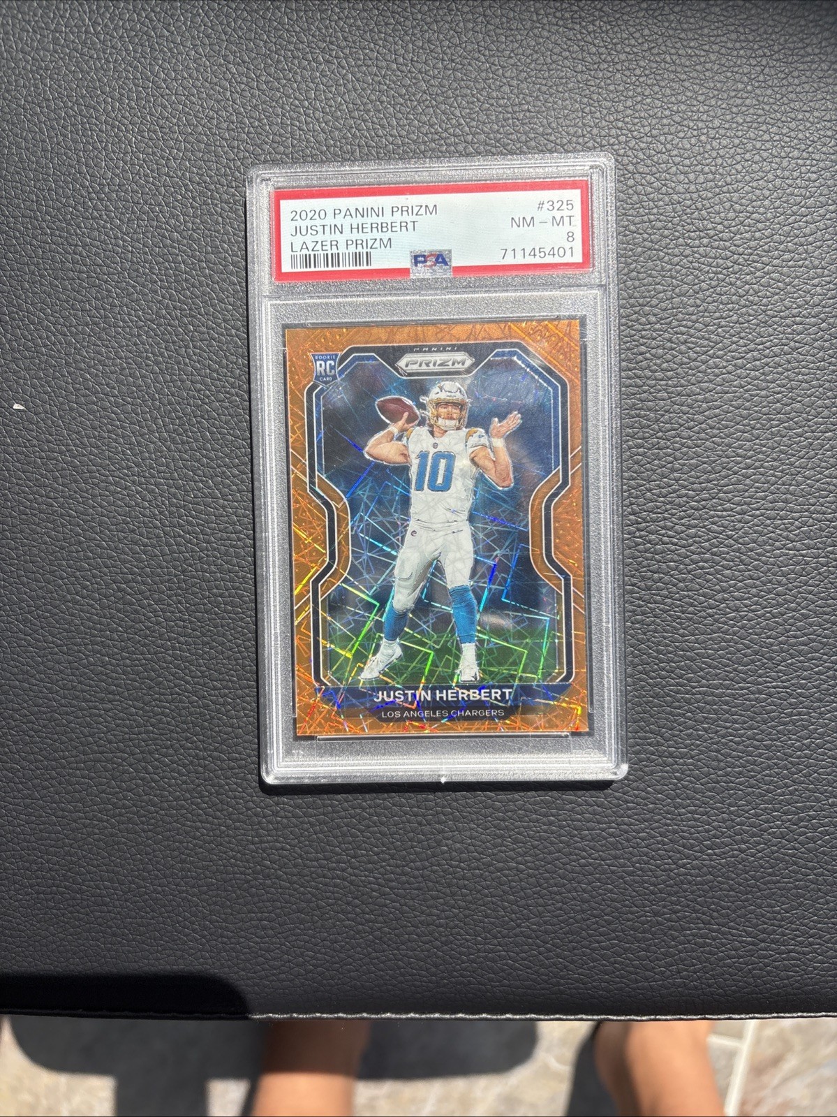 2020 Panini Prizm - Rookie Justin Herbert #325 Lazer Prizm (RC)