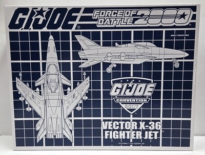 GI Joe Convention - Vector X-36 Fighter Jet - Battle Force 2000 - Hasbro 2017