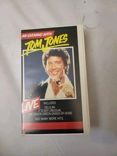 Vintage An Evening With Tom Jones Live VHS Tape Mastervision