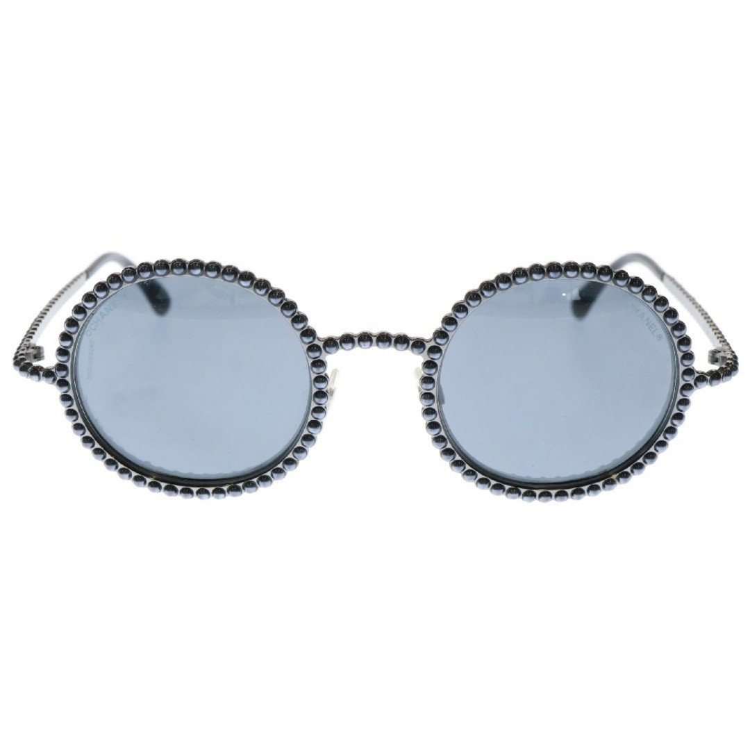 Chanel Round Sunglasses with Pearl Design 71138 L0844 3N