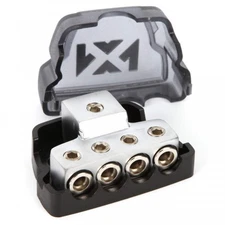 XDBU4 Universal Distribution Block 1 1/0 - 4 Gauge Input 4 4-8 Gauge Outputs