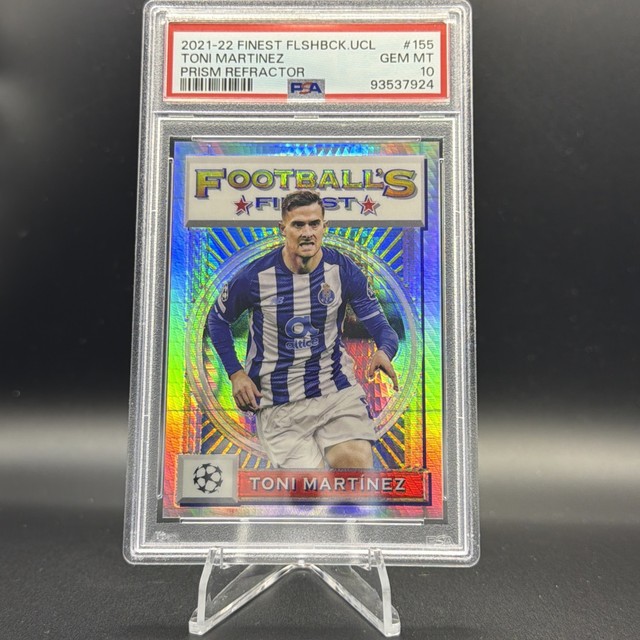 2021-22 Finest Flashbacks TONI MARTINEZ Prism Refractor 17/35 PSA 10 POP 1 💎