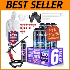 High-Density Spray Foam Sealant - Heat Acoustic Insulation