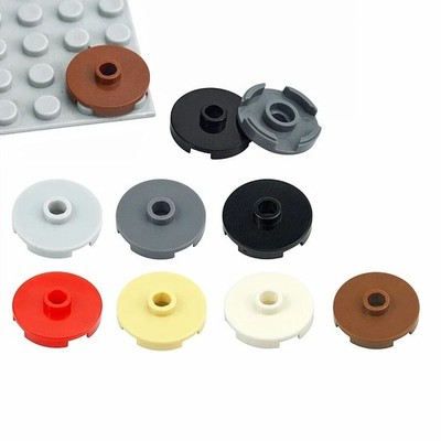 50Pcs MOC Round Plate 1 open 2x2 18674 for LEGO Kits Building Block Brick Sets