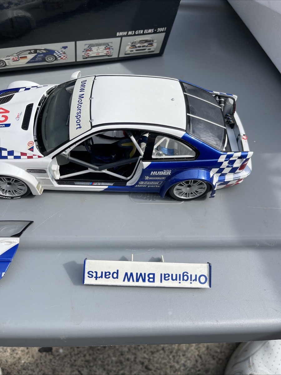 ミニチャンプス1/18 BMW M3 GTR ELMS BMW M3 GTR Elms 1:18 Scale MINICHAMPS diecast 2001 | eBay