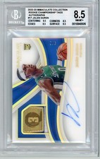 JALEN DUREN 2022 IMMACULATE ROOKIE CHAMPIONSHIP TAGS AUTO PATCH /5 BGS 8.5 GRAIL