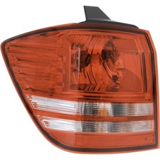 Tail Light Left Outer Clear Red Lens for Dodge Journey 2009-2019