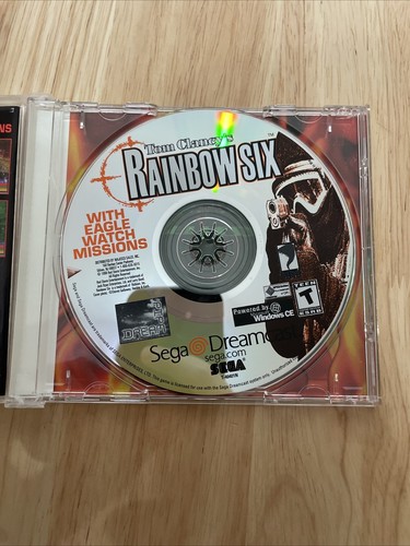 Tom Clancy's Rainbow Six (Sega Dreamcast, 2000) CIB - Damaged Case Good Disc - Picture 5 of 6
