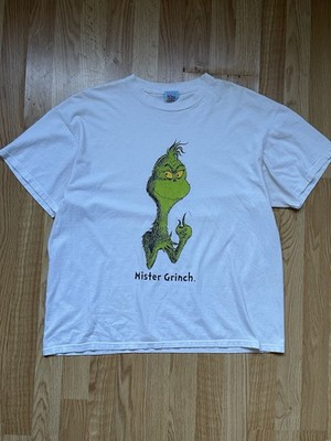 Vintage Mister Grinch T-Shirt   Size XL   Rare Dr. Seuss Graphic 