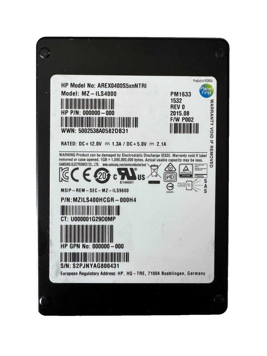SAS Solid-State Drives 400 GB Storage Capacity for sale | eBay