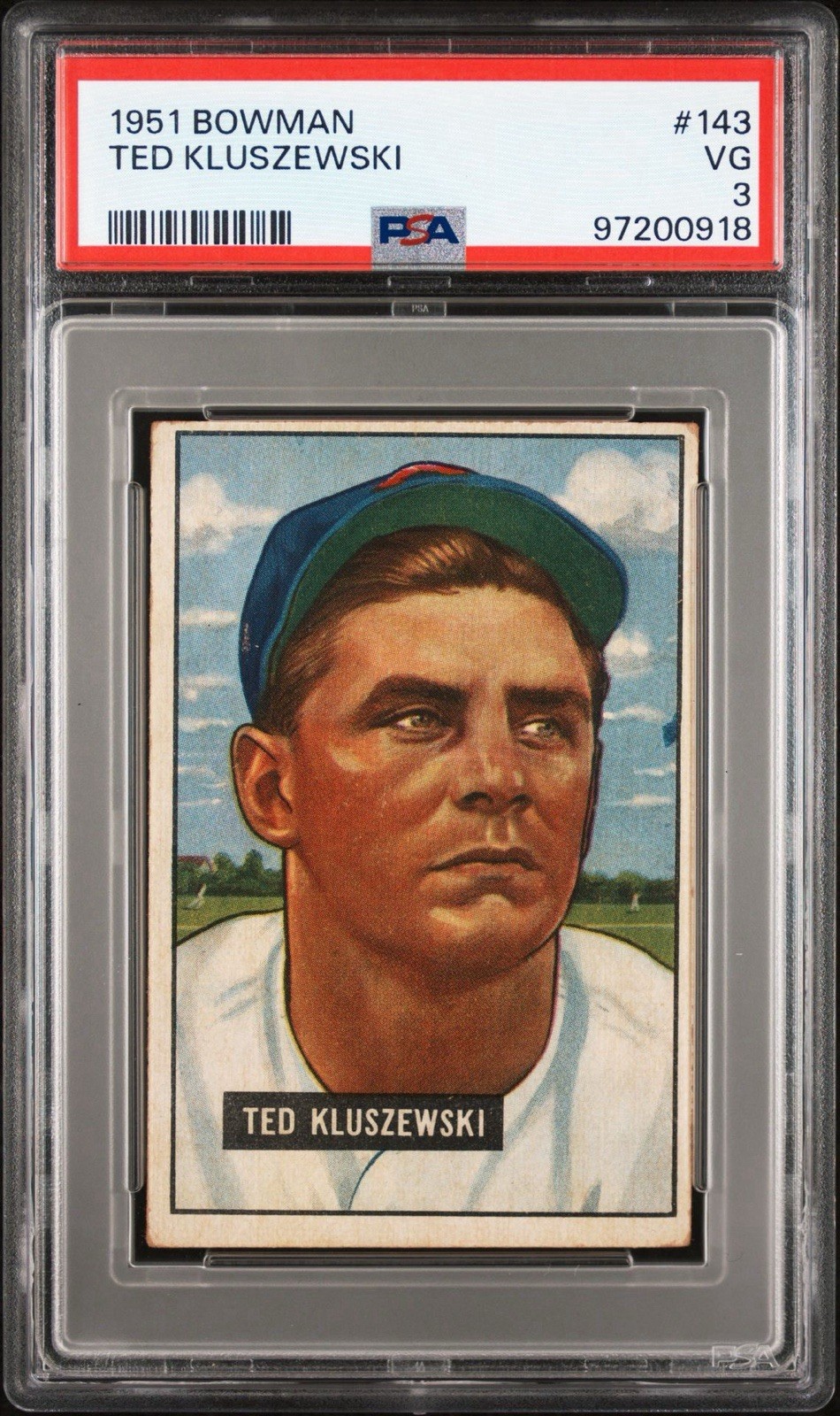1951 Bowman - Ted Kluszewski #143 PSA 3