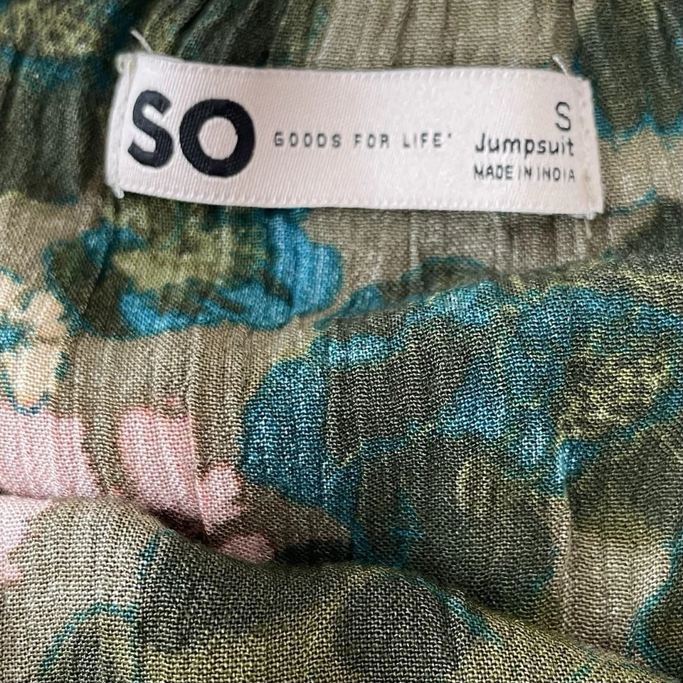 Mono para mujer So Goods for Life talla pequeña nuevo con etiquetas floral multicolor Foto 3 de 4