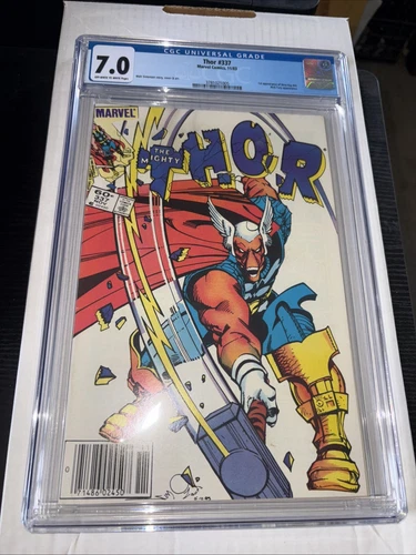 Thor #337 CGC 7.0 Off White 11/83 1st Beta Ray Bill. Newsstand Edition!