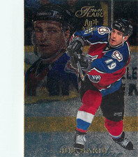 Joe Sakic 1996-97 Flair SAMPLE Promo Card All-Star HOF Colorado Avalanche