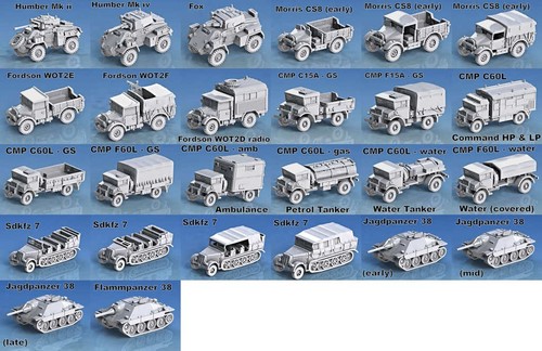 3 Pack Iran Tanks and Vehicles 1/30 WWII Wargames Tabletop Games - 第 16/24 張圖片