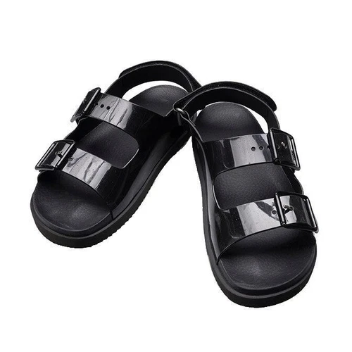 Mini sandales Gucci caoutchouc noir GG Supreme 660243 J8700 1000 118577944
