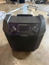 ION Block Rocker Plus Portable Bluetooth PA Speaker System, AUX, Black