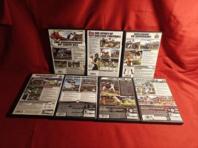 NCAA Football Video Game Lot 7 PlayStation 2 PS2 2002 Thru 2008 CIB Tested