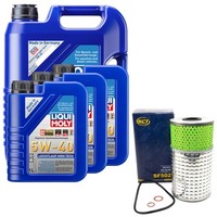MotoröL Set High Tech 5W-40 Liqui Moly 8 Liter + ÖLfilter FüR Mercedes G-Klasse