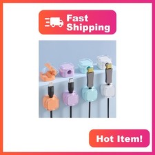 Ecolimpia Magnetic Cable Clips 8 Pack Cord Holder