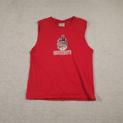 Nike Shirt Boys Small Sleeveless Basketball Tee Hoops Reign Supreme