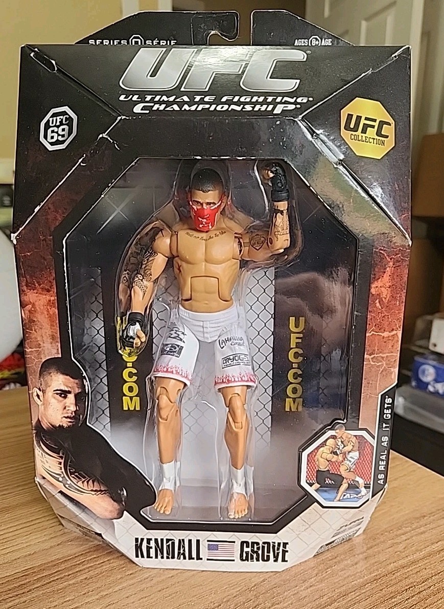 UFC Jakks Kendall “Da Spyder” Grove Series Zero Action Figure Rare Sealed