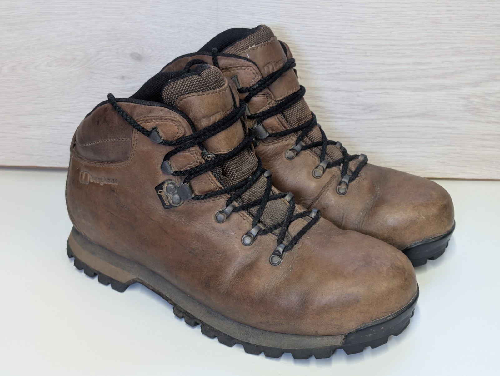 Berghaus Hillwalker II GTX Tech Botas para Caminar Senderismo Cuero Marrón