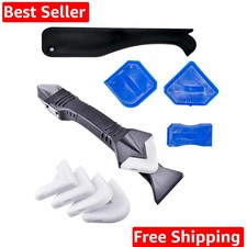 3 in 1 Silicone Caulking Tools  Stainless Steelhead  , Sealant Finishing Tool G...