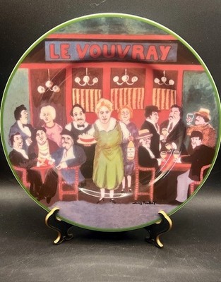 Le Vouvray France Guy Buffet Les Cafes Collection 8.25'' Japan Salad Plate VGC