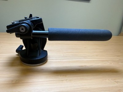 Manfrotto 700RC2 Mini Video Fluid Head For Tripod with  Cut Pan Arm And QR Plate