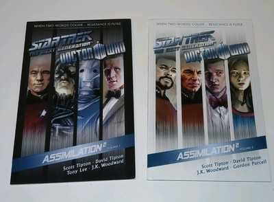 Star Trek Doctor Who Assimilation 2 Complete Story Volumes 1 & 2 Graphic Novels